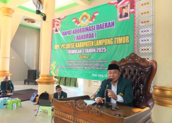 LDII Lampung Tekankan Skala Prioritas dan Profesionalisme pada Rakorda Lampung Timur