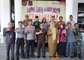 Ketua DPD LDII Pringsewu Hadiri Pemusnahan Barang Bukti, Tegaskan Komitmen Sinergitas Penegakan Hukum