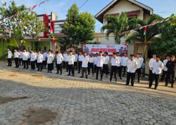 LDII Tanjung Senang Sukses Gelar Upacara HUT ke-80 RI