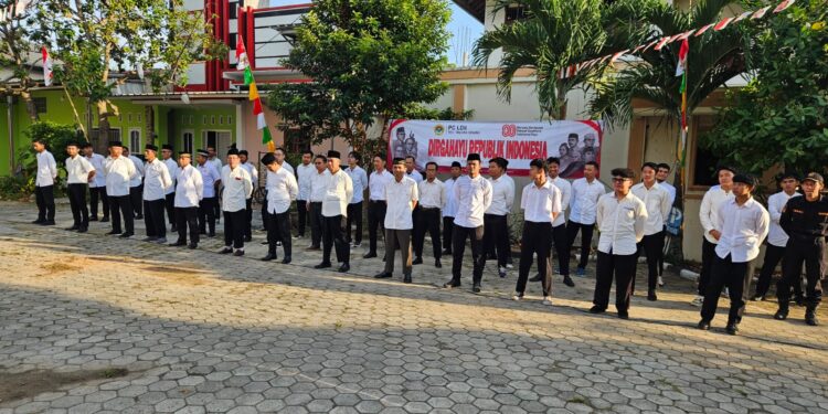 LDII Tanjung Senang Sukses Gelar Upacara HUT ke-80 RI