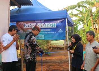 Kolaborasi KKN UGM dan Pemuda Lampung Selatan Resmikan Bank Sampah Digital “JemputinBank”