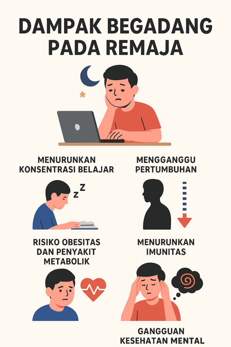Bahaya Begadang dan Tips Mengatur Waktu Tidur untuk Remaja