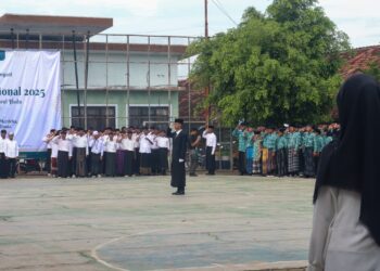 Semarak Hari Santri 2025, Ponpes Nurul Huda Lampung Gelar Upacara dan Lomba Santri