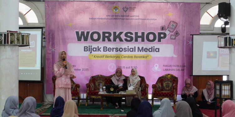Muslimah Cerdas di Era Digital, LDII Bandar Lampung Gelar Workshop Bijak Bermedia Sosial