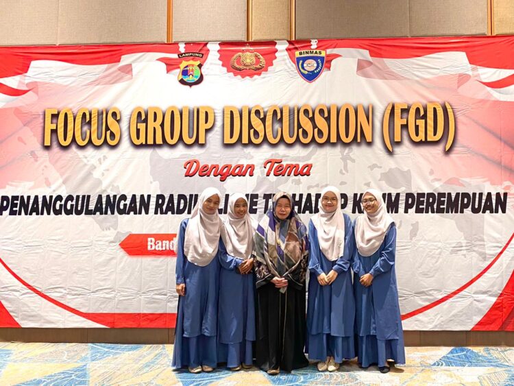 LDII Lampung Ikuti FGD Pencegahan Radikalisme terhadap Kaum Perempuan yang Diselenggarakan Polda Lampung