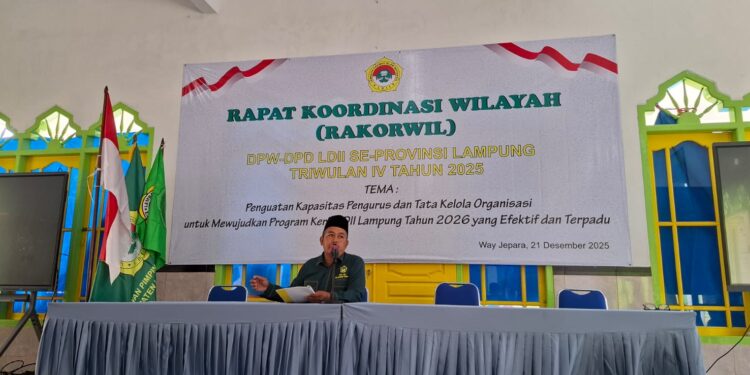 DPD LDII Lampung Tengah Ikuti Rakorwil untuk Penguatan Tata Kelola Organisasi