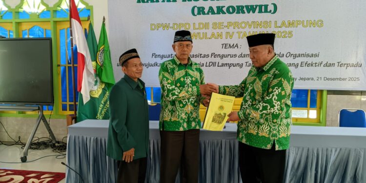 Perkuat Sinergi Program 2026, DPD LDII Lampung Timur Hadiri Rakorwil DPW–DPD LDII Lampung