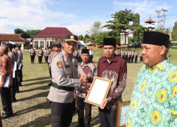 Dukung Asta Cita Presiden, Ketua PC LDII Sungkai Barat Terima Penghargaan dari Kapolres Lampung Utara