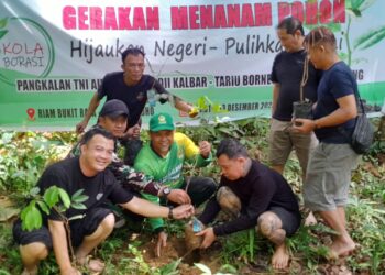 Pangalangok Jilah, LDII Kalbar, dan Lanud Supadio Kolaborasi Selamatkan Hutan Riam Bukit Raya