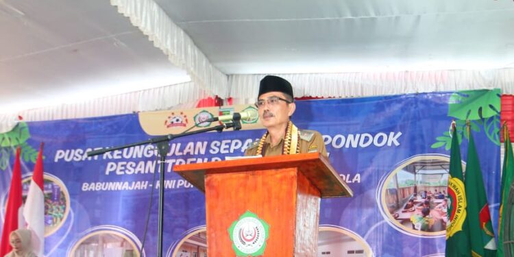 Bupati Pesawaran Melalui Staf Ahli Resmikan Pusat Keunggulan Sepak Bola Ponpes Binaan LDII