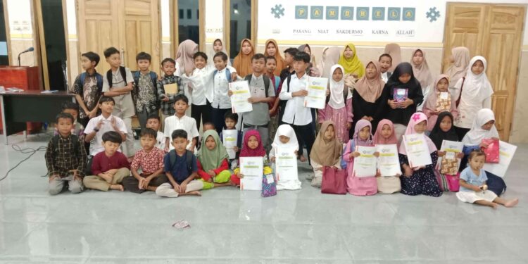 Sumbangsih Pembinaan Generasi Muda, LDII Hajimena Padukan Bagi Rapor dan Pengajian Akhir Tahun