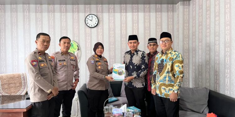 Perkuat Pembinaan Masyarakat, LDII Bandar Lampung Audiensi ke Sat Binmas Polresta