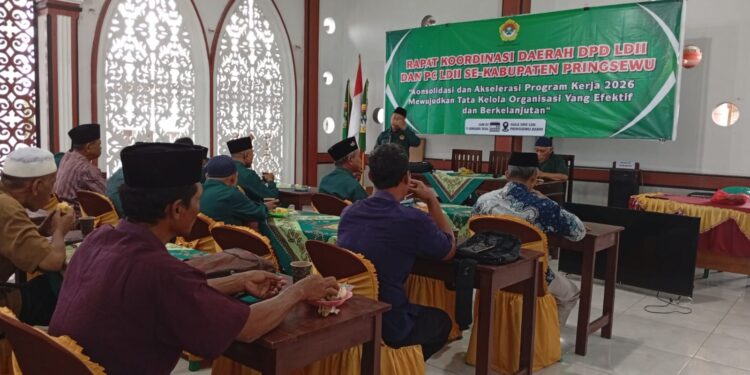 DPD LDII Pringsewu Gelar Rakorda, Fokus Konsolidasi dan Akselerasi Program Kerja 2026 Pringsewu