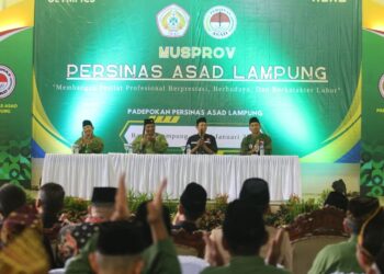 Musprov VI PERSINAS ASAD Lampung Resmi Dibuka, Fokus Garap Program Strategis Lima Tahun Ke Depan