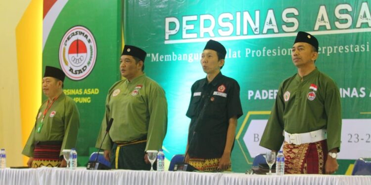 Musprov VI PERSINAS ASAD Lampung Resmi Dibuka, Fokus Garap Program Strategis Lima Tahun Ke Depan