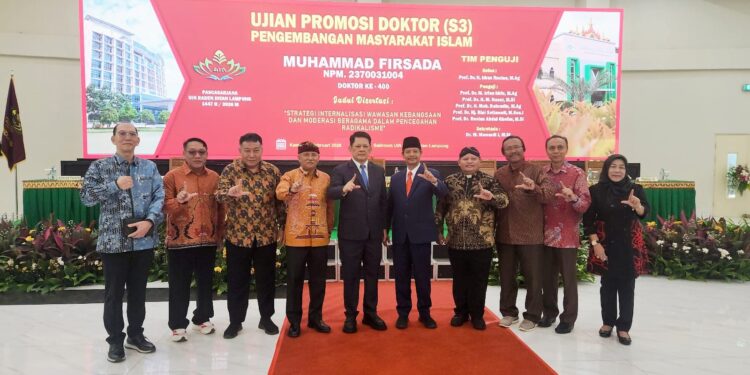 Hadiri Promosi Doktor Muhammad Firsada, LDII Komitmen Perkuat Nilai Kebangsaan di Lampung