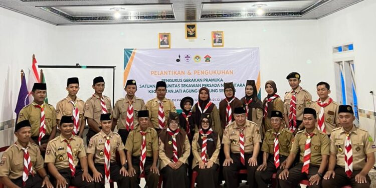 Pengukuhan Mabigus dan Pengurus Gudep Sako SPN Jati Agung, Perkuat Pembinaan Generasi Muda Berkarakter Luhur