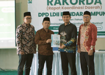 LDII Kemiling Hadiri Rakorda I, Sampaikan Laporan Kegiatan Organisasi