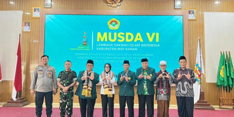 Buka Musda VI, Bupati Ajak LDII Wujudkan Way Kanan Mandiri dan Sejahtera