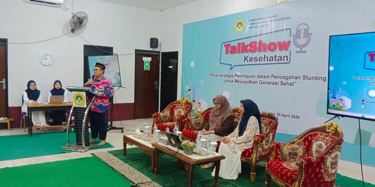 Buka Talkshow Kesehatan, Ketua LDII Lampung Tekankan Pentingnya Peran Perempuan dalam Cegah Stunting