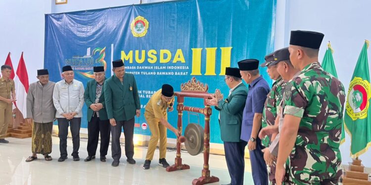 Buka Musda III LDII, Bupati Tubaba Ajak Perkuat Sinergi Bangun Daerah