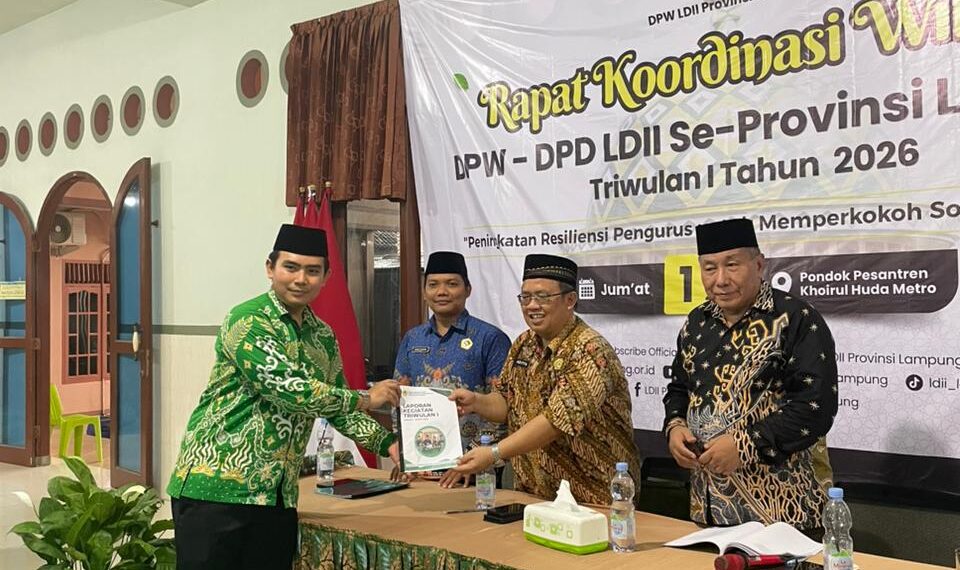 LDII Bandar Lampung Ikuti Rakorwil, Sampaikan Evaluasi Kinerja Organisasi