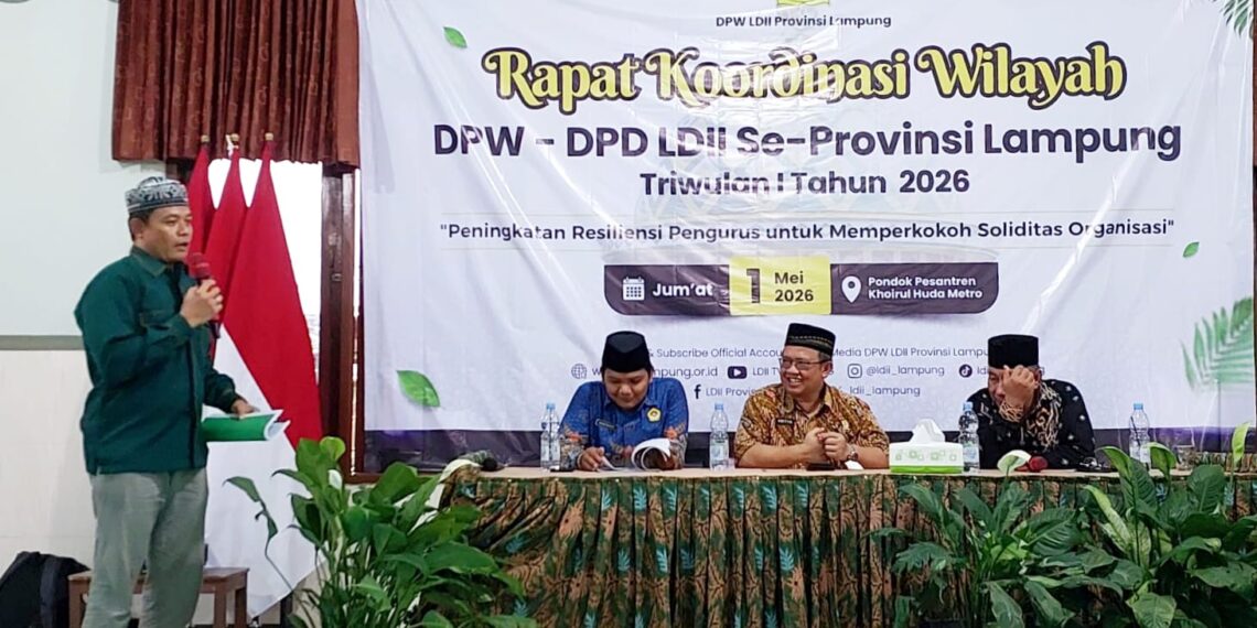 LDII Pesawaran Hadiri Rakorwil, Komitmen Perkuat Peran PC dan PAC