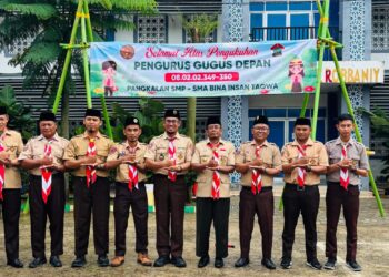 Pengukuhan Gudep Pramuka Bina Insan Taqwa Perkuat Pendidikan Karakter Generasi Muda
