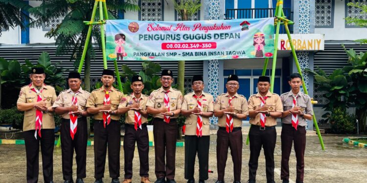 Pengukuhan Gudep Pramuka Bina Insan Taqwa Perkuat Pendidikan Karakter Generasi Muda