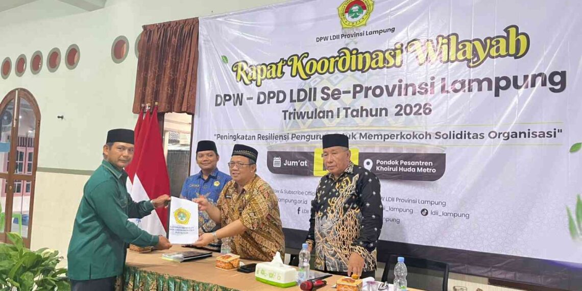 LDII Way Kanan Perkuat Soliditas Organisasi di Rakorwil Lampung 2026