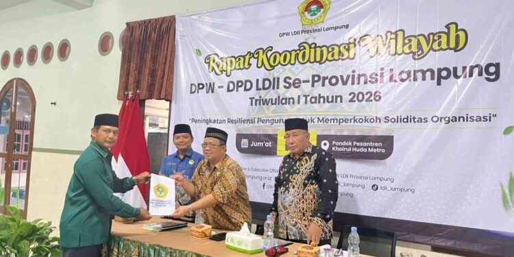 LDII Way Kanan Perkuat Soliditas Organisasi di Rakorwil Lampung 2026