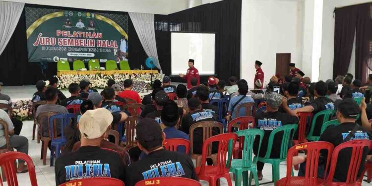 21 Juru Sembelih LDII Pringsewu Ikuti Pelatihan Juru Sembelih Halal