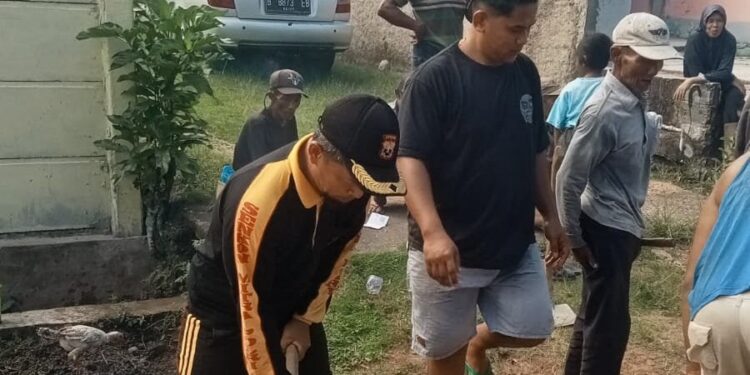Dukung Lomba Desa HELAU Bupati Lampung Selatan, Warga LDII Jati Agung Gelar Aksi Gotong Royong