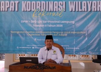 Ketua DPD LDII Lampung Tengah Hadiri Rakorwil DPW Provinsi Lampung