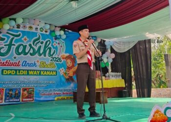 Kakwarcab Way Kanan Buka Festival Anak Sholih LDII 2026, Dorong Pembinaan Generasi Berkarakter